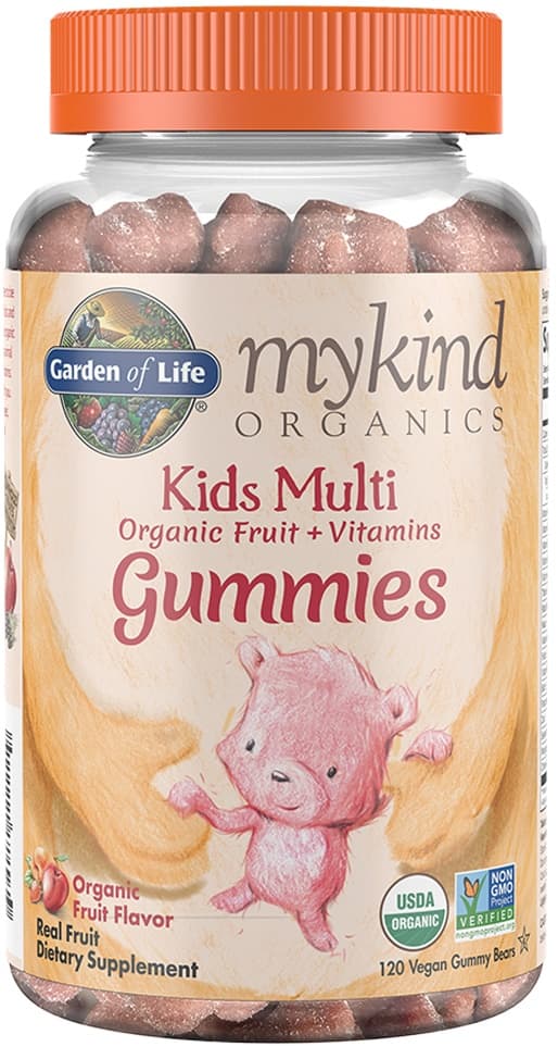 Mykind Kids Multi Gummies, Cherry Flavor - 120 vegan gummy bears