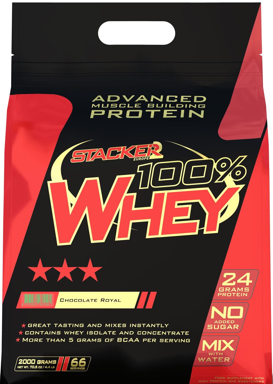 100% Whey, Chocolate - 2000g