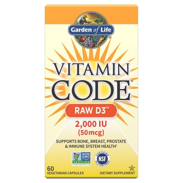 Vitamin Code Raw D3, 2000 IU - 60 vcaps