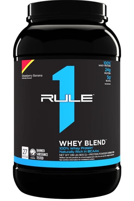 R1 Whey Blend, Strawberry Banana - 905g