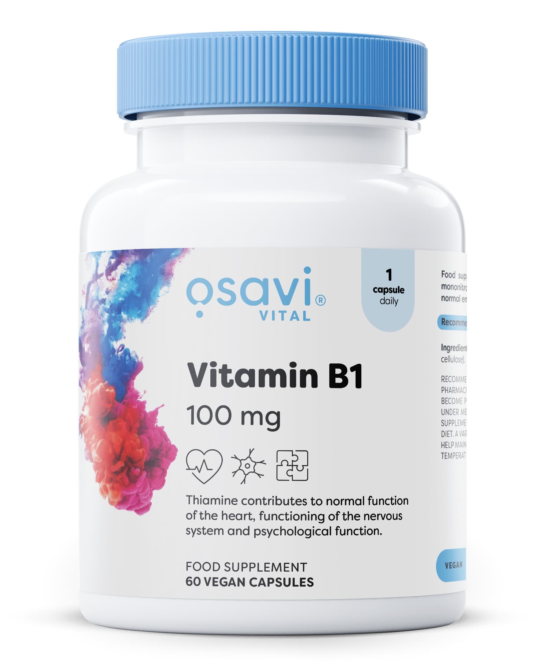 Vitamin B1, 100mg - 60 vegan caps
