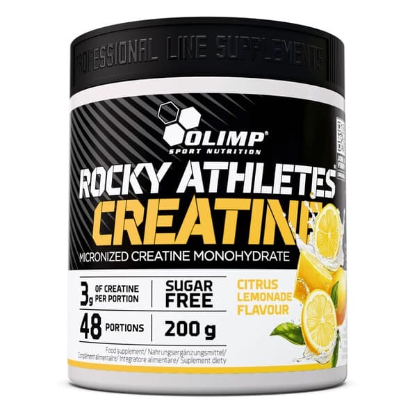 Rocky Athletes Creatine, Citrus Lemonade - 200g