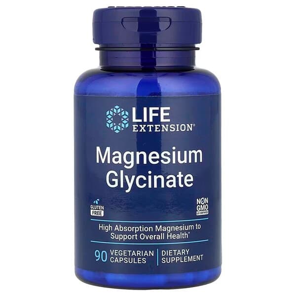 Magnesium Glycinate, 105mg - 90 vcaps