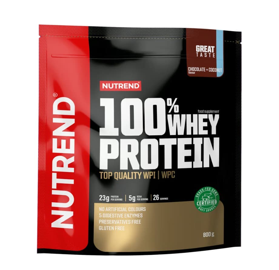 100% Whey Protein, Chocolate + Coconut - 800g
