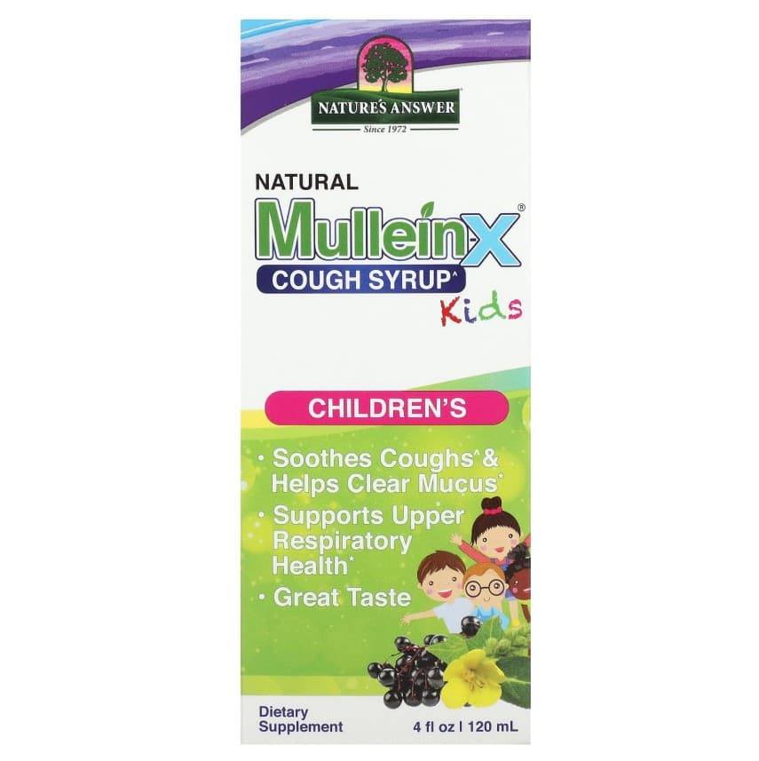 Natural Mullein-X Cough Syrup Kids - 120 ml.