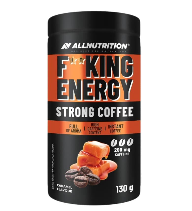 Fitking Energy Strong Coffee, Caramel - 130g