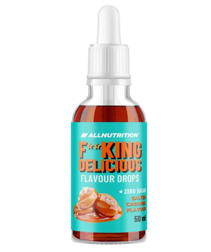 Fitking Delicious Flavour Drops, Salted Caramel - 50 ml.